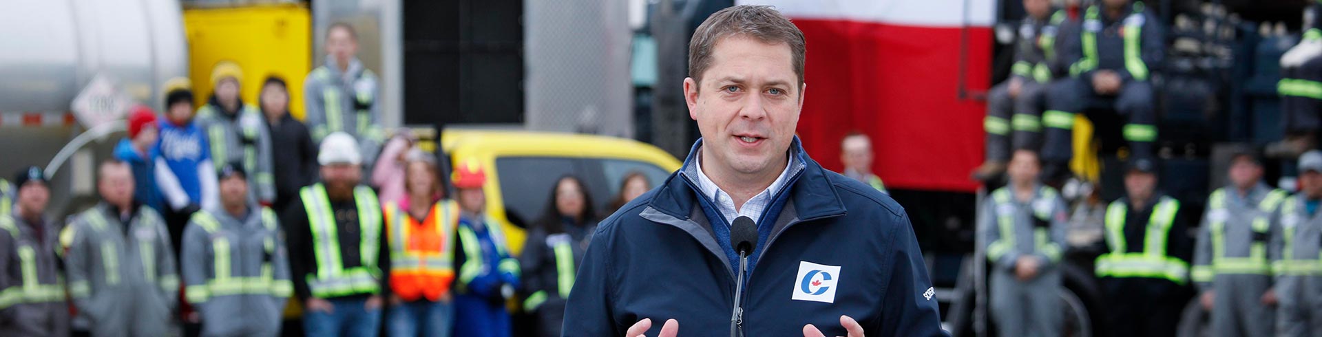 Conservative Party leader Andrew Scheer announces his vision for a National Energy Corridor at our Edmonton, Alberta office